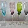Colourful Crystal Champagne Glasses (set of 6) Image 2
