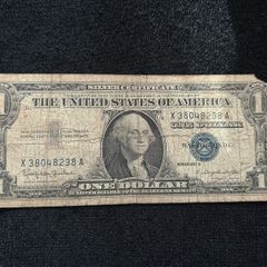 Certificate One dollar USA blue seal 1957 Letter B
