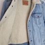 Levi's Women's Sherpa Trucker Denim Jacket Size Large Image 9