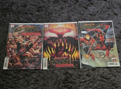 Deadpool vs carnage 1-3 Comics