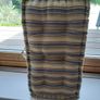 BNWT Multi Stripe Cotton Seatpad Cushion Image 3