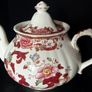 Masons Ironstone "Mandalay Red" Tea Set with Teapot Image 8