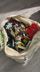 Large bag of Lego with figures
