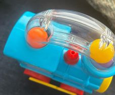 Pull along Ball Blowing Loco