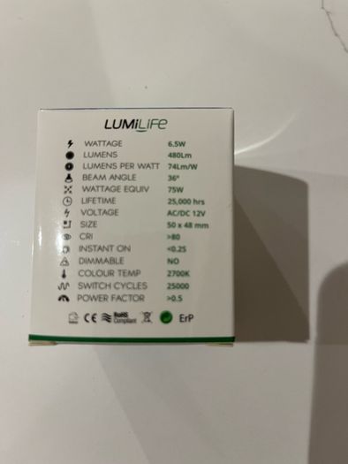 LED Bulbs MR16 Warm White