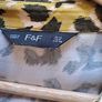 F&F mustard animal print shirt dress size UK 12 Image 7