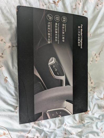 Tesla model 3. Mini shifter stalks