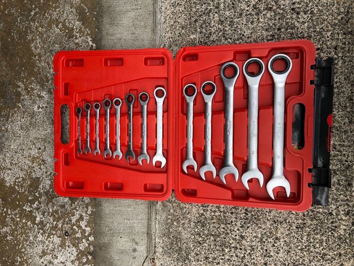 Ratchet Spanner Set