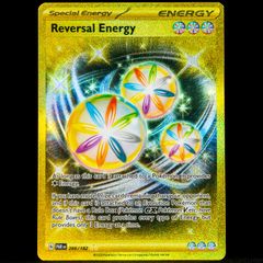 Reversal Energy 266/182 Gold Secret Rare Holo S&V Paradox Rift Pokemon Card
