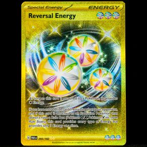 Reversal Energy 266/182 Gold Secret Rare Holo S&V Paradox Rift Pokemon Card