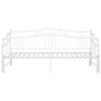 Sofa Bed Frame White Metal 90x200 cm Image 7
