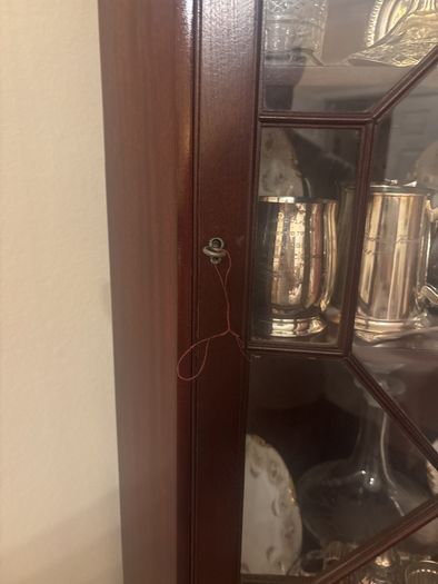 Mahogany Corner Cabinet