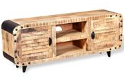 TV Cabinet Rough Mango Wood 120x30x50 cm