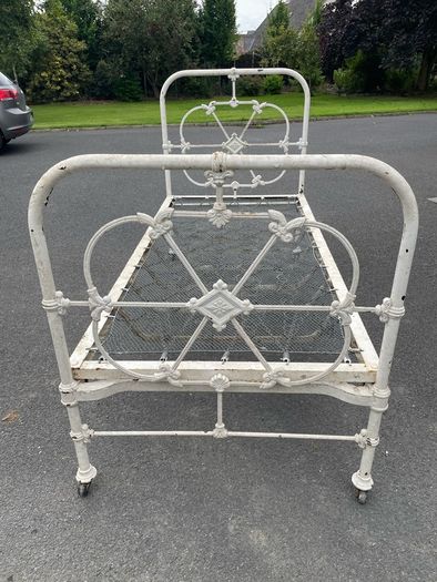 Wrought iron bed
