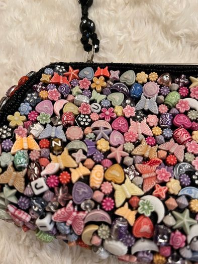 NEW Hand Stitched Handbag / Clutch - A very expensive boutique purchase !