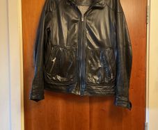Men's leather jacket - Massimo Dutti
