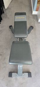 Weight Bench and Squat/ Bench press stands plus weights