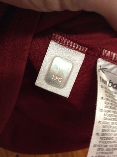 Liverpool FC. Official New Balance Home Jersey. Season 2017/2018. Xtra Large Boys / Small Mens.
