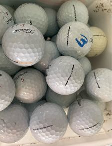 50 used Titleist Pro V1x practice grade golf balls