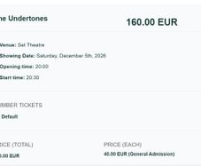 The Undertones tickets x 4