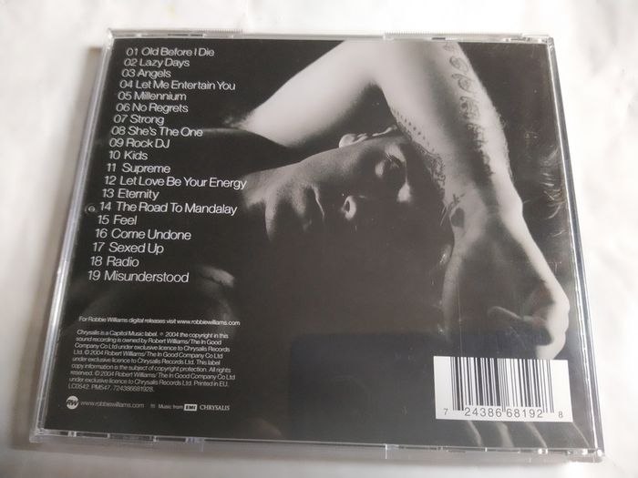 Robbie Williams Greatest Hits Cd