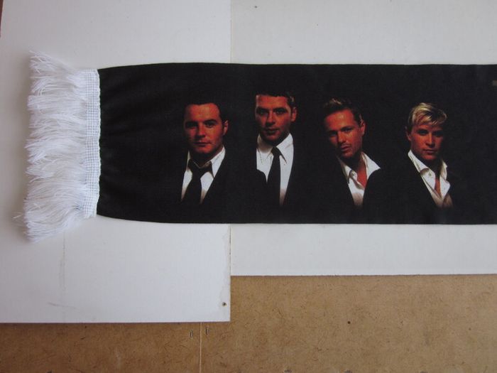 Vintage Westlife Fringe Scarf "The Love Tour 2007"