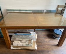 Oak kitchen/dining table