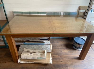 Oak kitchen/dining table
