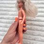 Mattel 1991 Barbie's Barbie Little Sister Stacie Doll Mattel approx. 19 cm. Used Please see photos Image 6