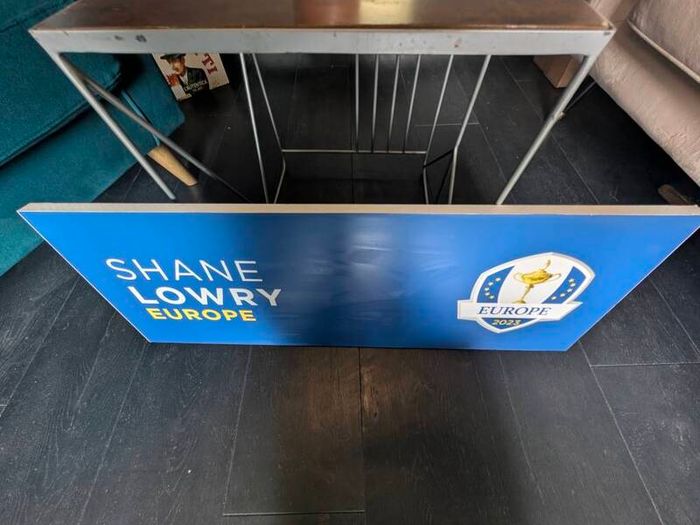 Ryder Cup Memorabilia - Practice Area Sign Shane Lowry