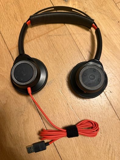 Poly Blackwire 7225 Hi-Fi Stereo Wired Headset USB