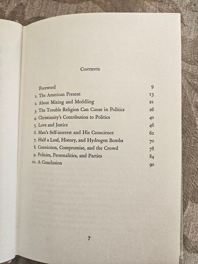 The Protestant And Politics.  By William Lee Millar. 1959 Hardback In Good Condition.  See Photos For Same.
