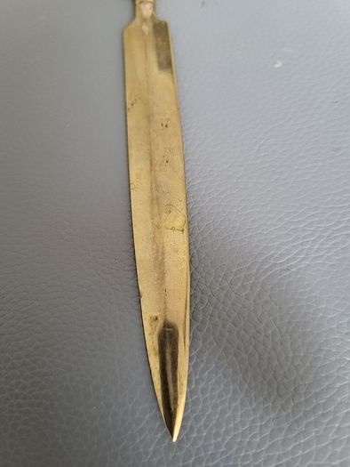 Vintage brass letter opener