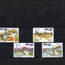 1990 Spain EXPO `92, Sevilla (issue 5) Commemorative Stamps Mint Never Hinged (MNH) with marketing pamphlet Image 2
