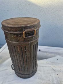 Gas Mask Container Germany WWII