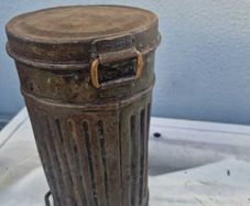 Gas Mask Container Germany WWII