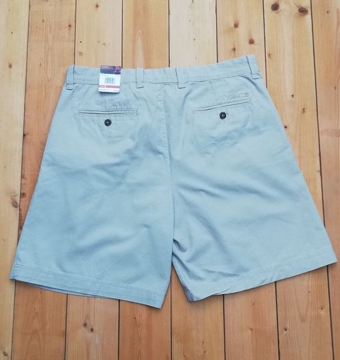 New men's Perry Ellis America chino shorts W38 sand colour