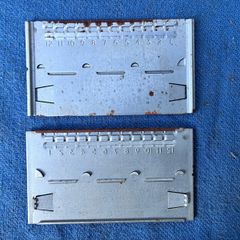 80 vintage blank Addressograph name plates