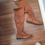 Primark  Over The  Knee  Tan Boots.  Size 7.  B.N.W.T Image 3