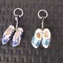 Vintage, Traditional Dutch Clogs on Keyrings Image 2