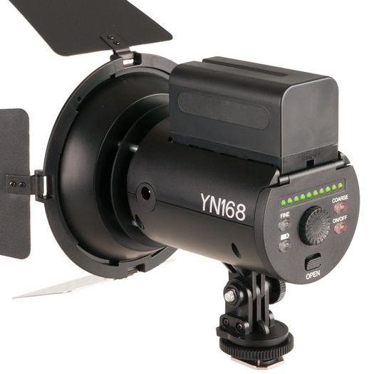 LED lamp Yongnuo YN-168 power adjusting studio photography
