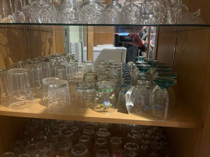 Coffee sets and glasses