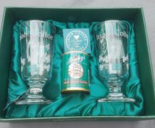 Irish coffee glasses in box