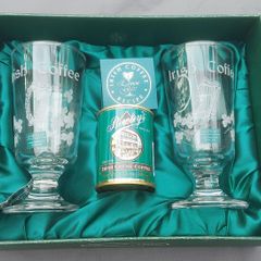 Irish coffee glasses in box