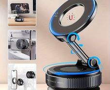 Magnetic Vacuum Suction Phone Holder