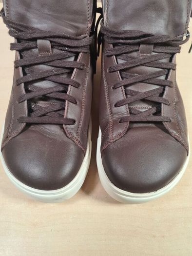 Birkenstock Bend Mid Casual Brown Leather Trainers Boot Runners Size Uk 7 Eu 41 Mens Womens Unisex
