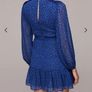 BNWT - Whistles Blue Warped Star Print Dobby Dress UK 14 Image 9