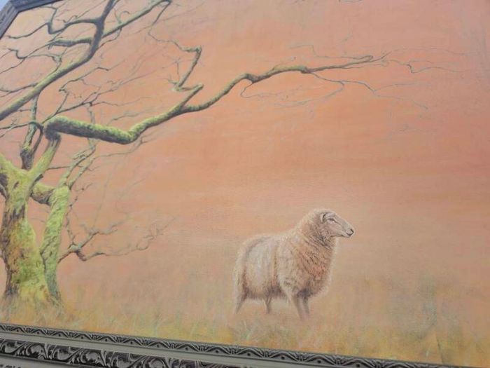 Original Oil Painting  - Peach Sunset