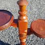 plant holder in hardwood (mahogany). Image 2