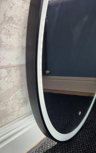 LED Bathroom Mirror Fogless Demister 80x80cm